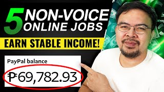 5 Non Voice Home Based Online Jobs for Beginners 2024 [upl. by Ham]