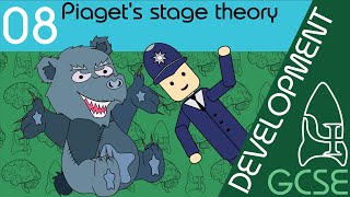 Piagets stage theory  Development GCSE Psychology AQA [upl. by Nohsyt611]