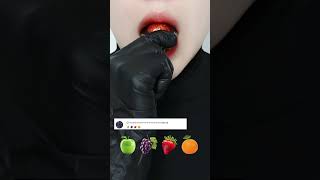 ARMR Eat on demand 10 🍏🍇🍓🍊 asmr fruit food eat shorts [upl. by Roath728]