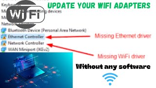 Automatically Update WiFi Driver Windows 10 In Laptop Simple and Quick Way [upl. by Lesslie]