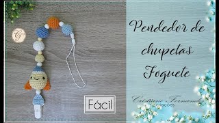 AMIGURUMI  PRENDEDOR DE CHUPETASLINHA FOGUETE [upl. by Aicire]