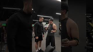 GYM INTERVIEW 🎤 gym instagym training interview interviews [upl. by Arocet900]