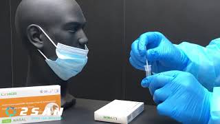 Instructions  2SAN Rapid Covid Nasal Antigen Test [upl. by Sisile]