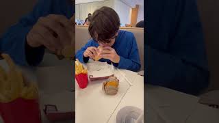 Philippos tries the McRibs viral mcrib mcdonalds foodreview [upl. by Acirrej]