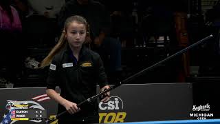 Tonya Wiser vs Savannah Easton ▸ 2022 Seybert’s Michigan Open ▸ Predator Pro Billiard Series [upl. by Ahtelra818]