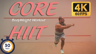 30 Min  Core amp Hiit  BodyWeight Workout  onaydodanli [upl. by Gnok922]