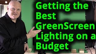 Getting the Best Green Screen Chroma key lighting setup on a budget [upl. by Lledniuq]