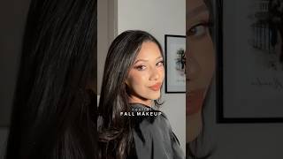 Neutral fall makeup 🍂🧺 fallmakeup holidaymakeup fallmakeuplook neutralmakeup [upl. by Aronle336]