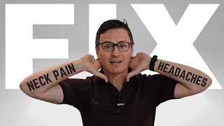 FIX Neck Pain AND Headache Relief  Dr Jon Saunders [upl. by Eniamurt]