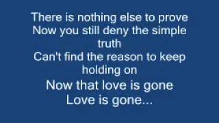 David Guetta  Love Is Gone  With Lyrics [upl. by Eillime]