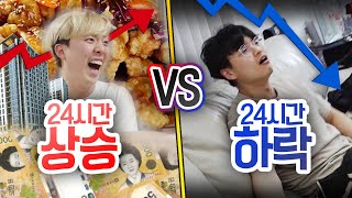 24시간동안 상승 VS 하락 1억 벌려면 얼마나 상승해야할까 [upl. by Triny]