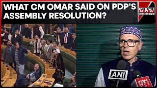 JampK Assembly Showdown  CM Omar Speaks To Quell Ruckus PDP Chief Mufti Backs MLA Waheed  Top News [upl. by Ramedlab]