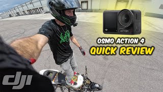 The GoPro Killer of Motorcycle Cameras  DJI Osmo Action 4 [upl. by Kciremed]