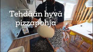 Täydellinen pizzapohja  Pizzaa Oonilla osa 13 [upl. by Eimirej]