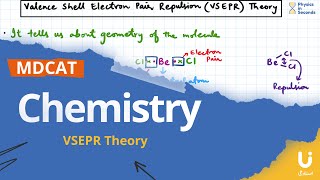 mdcat Chemistry  Exclusive Live Lecture  VSEPR Theory [upl. by Rama447]