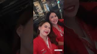 cabincrew flightattendant airasia [upl. by Ojeillib]