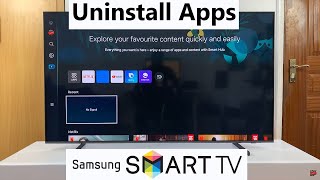 How To Uninstall Apps On Samsung Smart TV [upl. by Antoni]