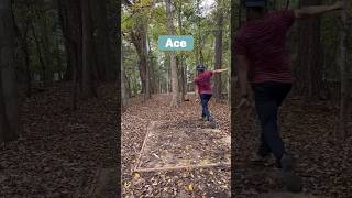 Ace Off A Tree 😨  Discraft Soft Kratos  ace shorts [upl. by Graybill391]