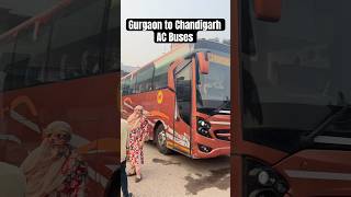 Gurgaon to Chandigarh AC Bus [upl. by Laryssa]