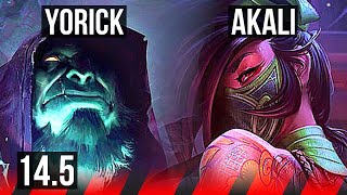 YORICK vs AKALI TOP  619 300 games  KR Master  145 [upl. by Greyson361]