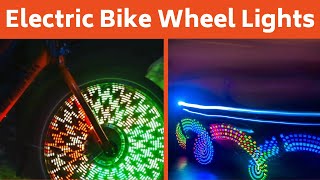 Wheel Lights for Your Electric Bike Monkeylectric Review [upl. by Cross]