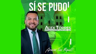 Candidato Alex Torres PDC gana la alcaldía de San Miguel [upl. by Niveb]