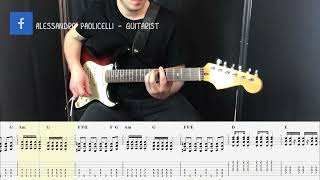 David Bowie  Ziggy Stardust GUITAR COVER  PLAY ALONG TAB  SCORE [upl. by Aztinay]