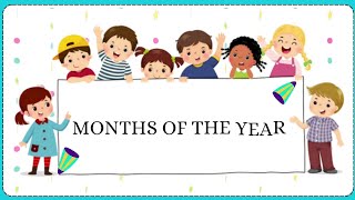 Months of the year song  Months of the year  Name of the Months  English Animated nursery rhymes [upl. by Hock]