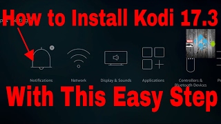 How Install KODI 173 On Amazon FIRE TV STICK 2017 [upl. by Roti]