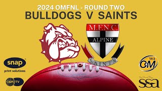 2024 R1 Bulldogs v Saints [upl. by Asserak]