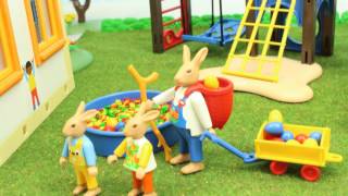 Osterhasen in der Kita Playmobil Film seratus1 stop motion Ostern [upl. by Napas561]