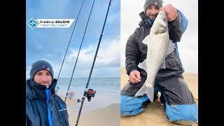 Surfcasting Charente Maritime  Pti Fred BAUDIN Team Sunset [upl. by Ardath]