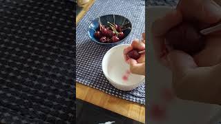 Jak drylować wiśnie lub czereśnie 💪🍒Mamy sprawdzony sposób 😍 How to drill cherries [upl. by Aztirak]