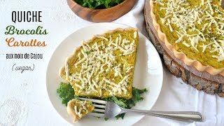 🌱 Quiche Brocolis Carottes aux noix de Cajou [upl. by Ailekat]