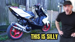 IM BUILDING THE UKS FASTEST STREET LEGAL MOPED [upl. by Aisila784]