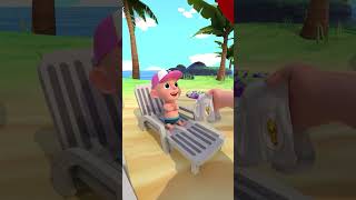 Swim Safety Song  Beach Song  Nursery Rhymes amp Kids Songs shorts nurseryrhymes [upl. by Sydel798]