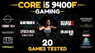 intel Core i5 9400f in Gaming  20 Games Tested in 2024 [upl. by Kama]