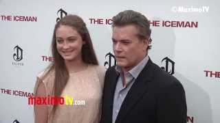 Ray Liotta with his Daughter Karsen Liotta quotThe Icemanquot Premiere Red Carpet [upl. by Ciryl]