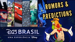 D23 Brazil  Disney World Rumors amp Predictions  Monsters Inc Land  New Cars Land  Epcot Pavilion [upl. by Seward]