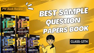 Best Sample Papers Book📚  Class 12th CBSE  Book Review  Best book  Physics Wallah Book [upl. by Safier]