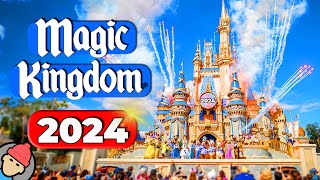 Disney’s Magic Kingdom RIDES and ATTRACTIONS 2024  Walt Disney World [upl. by Isbella972]