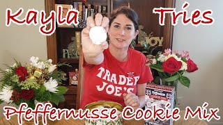 Kayla Tries Trader Joes Holiday Season 2020 Part 6  Pfeffernusse Cookie Mix [upl. by Napoleon974]