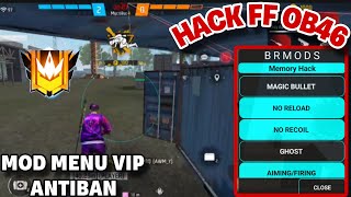 Hack FF Ob46  Menu FF Vip No Key Antiban Aim Kill Pro Auto Headshot Full Đỏ Siêu Vip [upl. by Atinid]