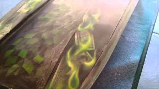 RC Boat Custom paint job [upl. by Golter]