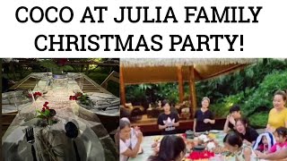 COCO MARTIN AT JULIA MONTES FAMILY CHRISTMAS PARTY [upl. by Mallon]