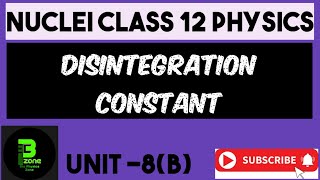 Disintegration constant  physics class 12 [upl. by Nilok]