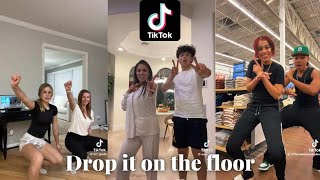 Drop it on the floor  Tiktok Dance Trend [upl. by Lurline]