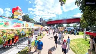 28072024 Rundgang Mühlenweide Duisburg Ruhrort Trödelmarkt [upl. by Anyale656]