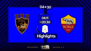 Ecocity GenzanoRoma 1927 Futsal 62  4ª giornata  Serie A 202425  Highlights [upl. by Saqaw]