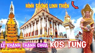 Lễ khánh thành chùa KOS TUNG ngày thứ 2 tràng ngộp phật tử từ xa đến dựhình tượng linh thiên [upl. by Ellivro]